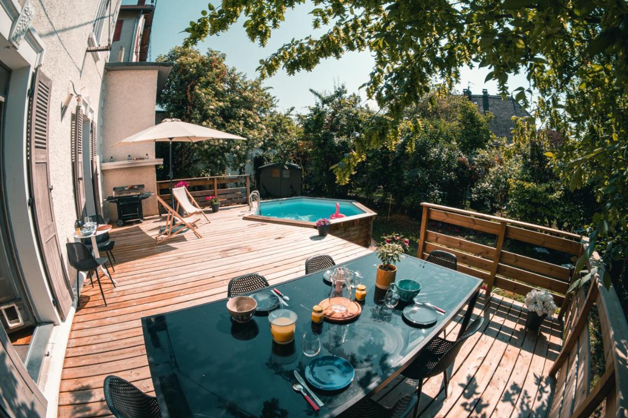 Le Serenite - T3 En Maison De Ville Avec Piscine Annecy Exterior foto