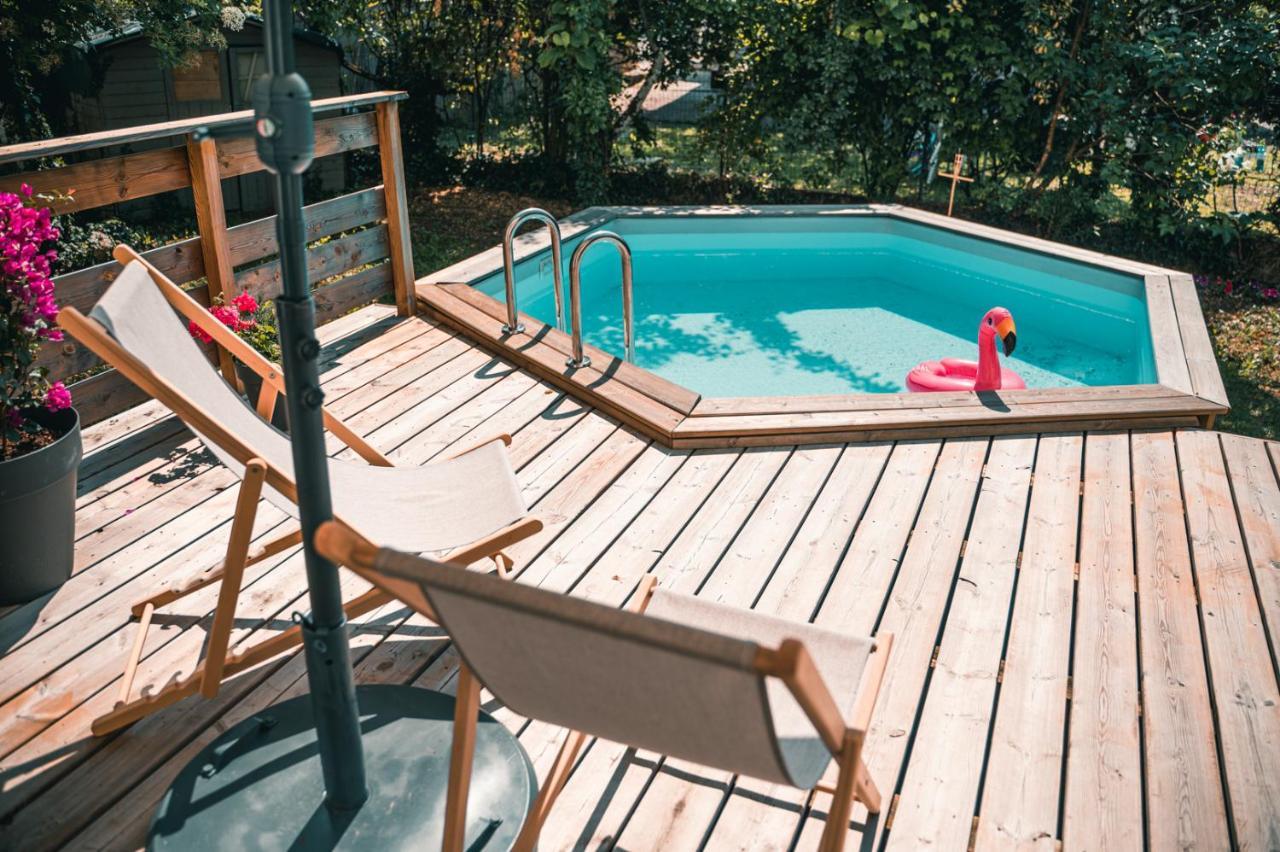 Le Serenite - T3 En Maison De Ville Avec Piscine Annecy Exterior foto